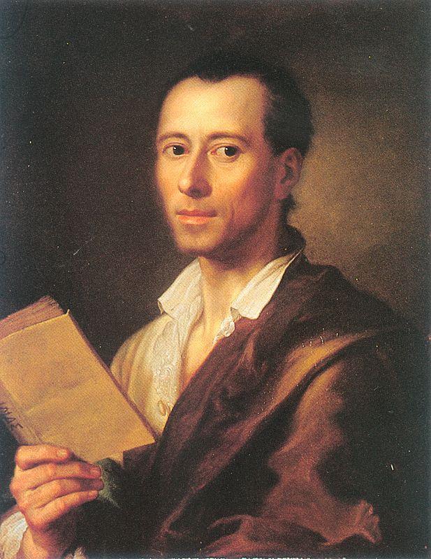 MENGS, Anton Raphael Johann Joachim Winckelmann oil painting image